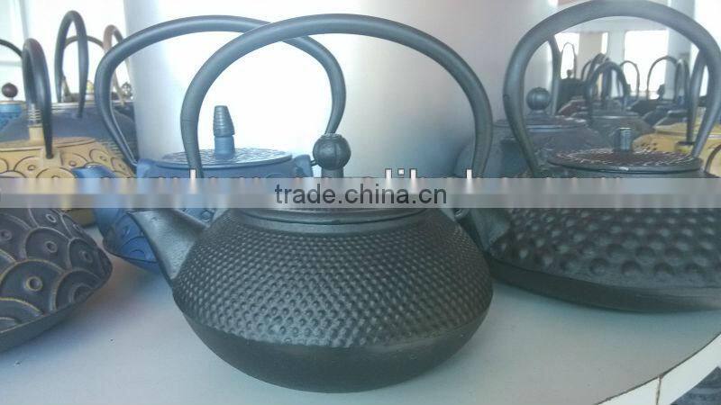 0.8L/32oz Zen Tetsubin cast iron teapot Black