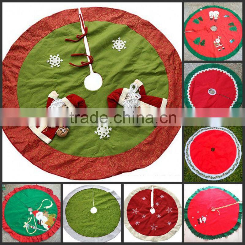 new product christmas fabric tree skirt personalized christmas tree skirt