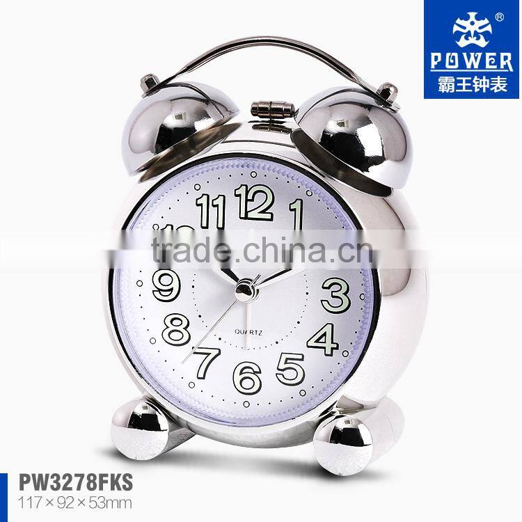 Cute alarm clock with plastic materials Environmental Friendly products Cheap price PW3278
