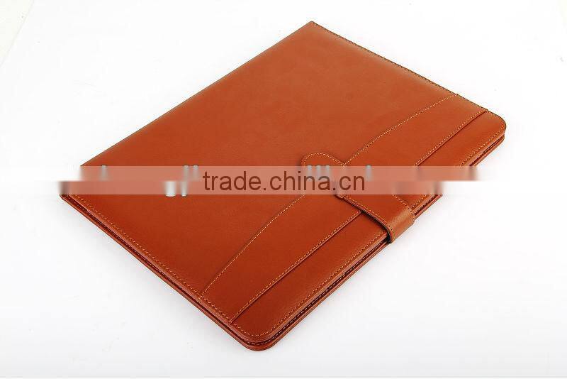 leather cover portfilio with colosure