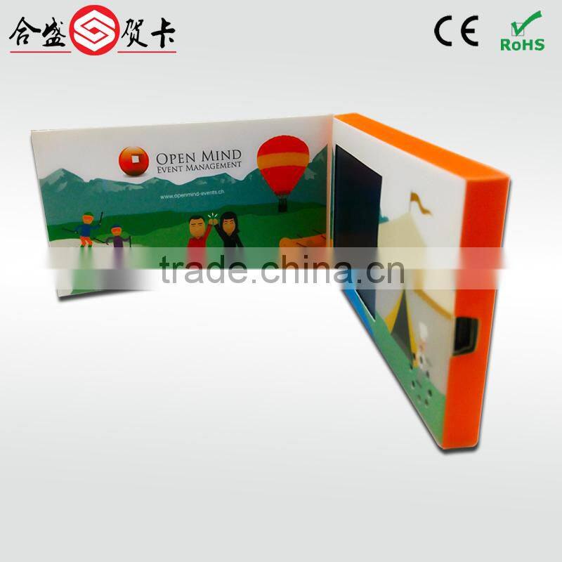 7 inch magnetic switch lcd video brochure card video brochure module video brochure card with best price