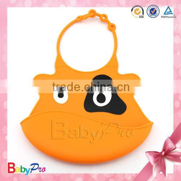 New Products 2015 Innovative Product China Supplier Promotion Item Cute Silicon Baby Bibs Wholesale Baby Bibs