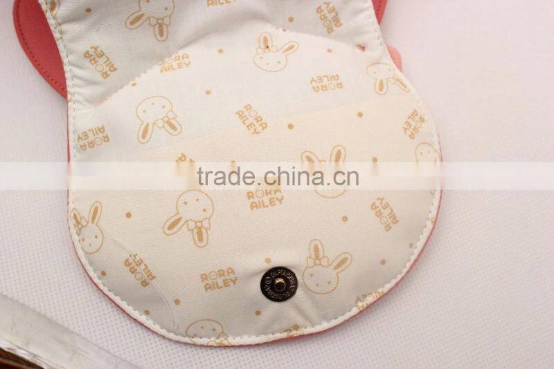 Korea Brand PU Material Little Rabbit Pattern Anti-lost Children Backpack Bag