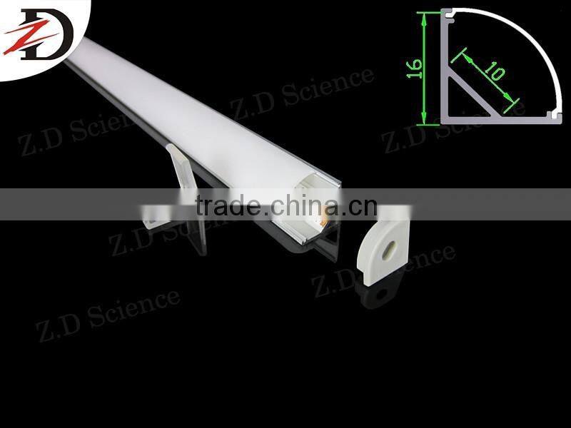 Triangle Linear LED Aluminium Profile LED Strip Light 45 Degree