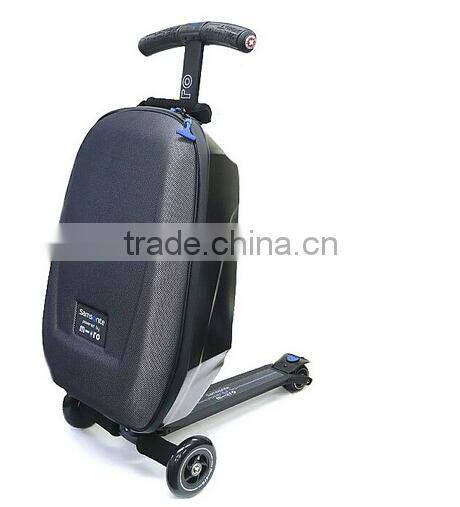 PC/EVA luggage abs luggage scooter luggage