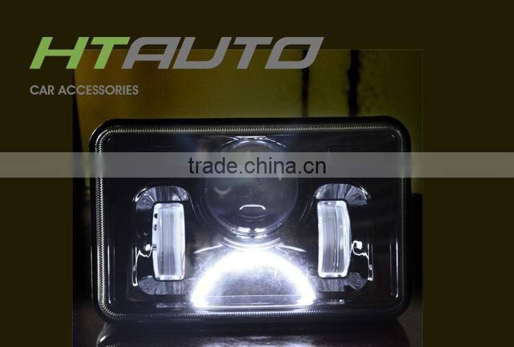 HTAUTO Round LED Headlamp 7'' 60w JK Wrangler LED Headlights,Motorcycle LED Projector Head Light