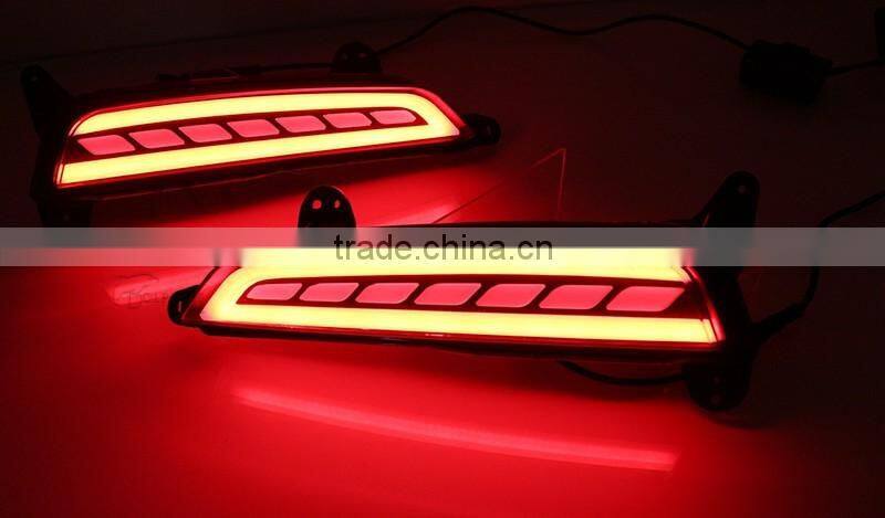 12V 5W Car LED Warning Lamp Brake Lamp Rear Bumper Light Turn Signal Rear Bumper Reflectors For Hyundai Creta IX25 2015 2016