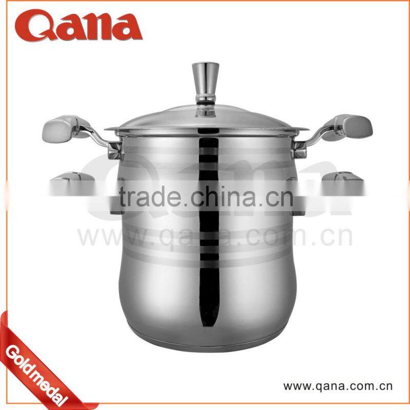 Europe style steamer Stainless steel Couscous Pot