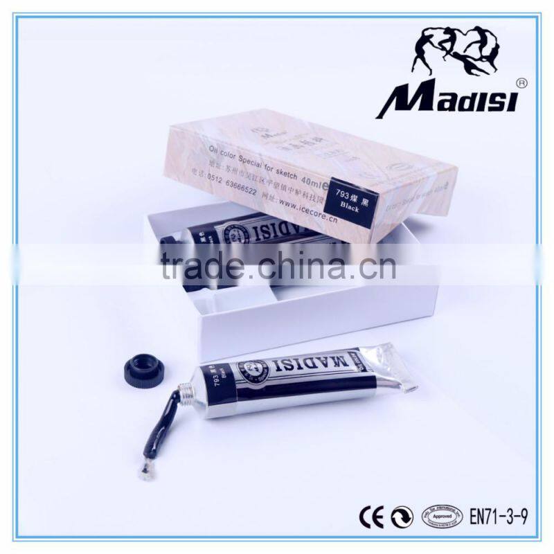 40ml oil color set for students
