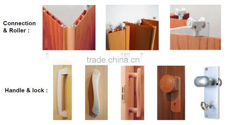 UK/Germany Europe Popular PVC Folding Doors