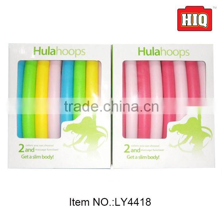 High Quality plastic fitness hula hoop hoola hoop for children