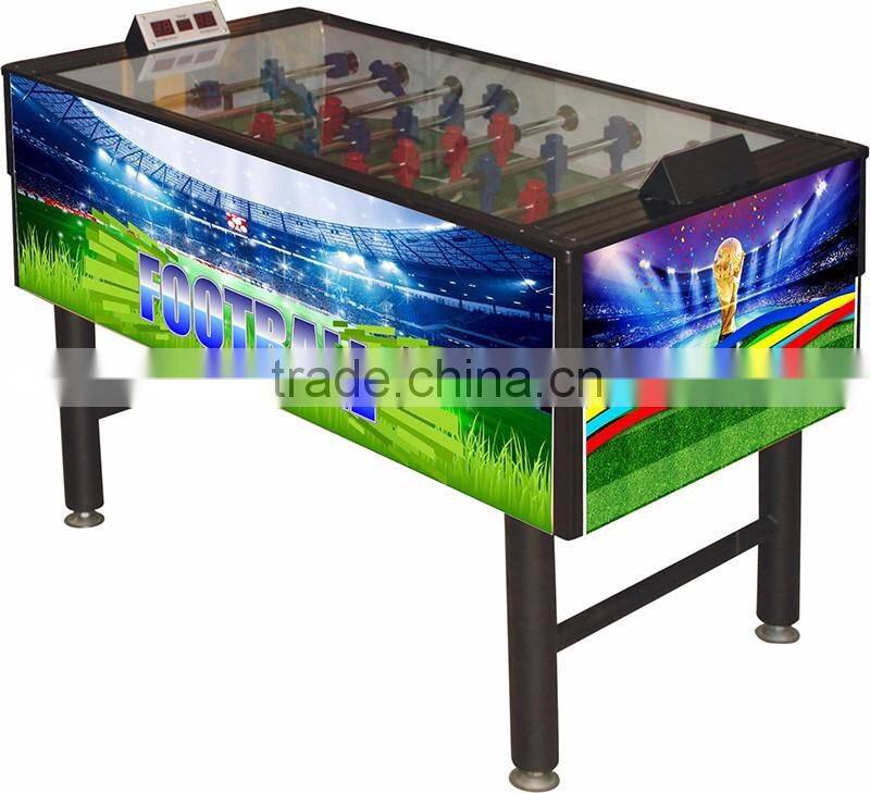 2016 latest design colorful indoor football table game