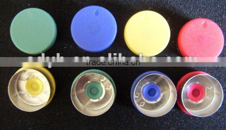 flip top cap,aluminum-plastic cap