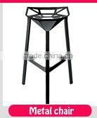 High quality genuine leather meeting room chair/Modern design living room furniture leather with metal office chair