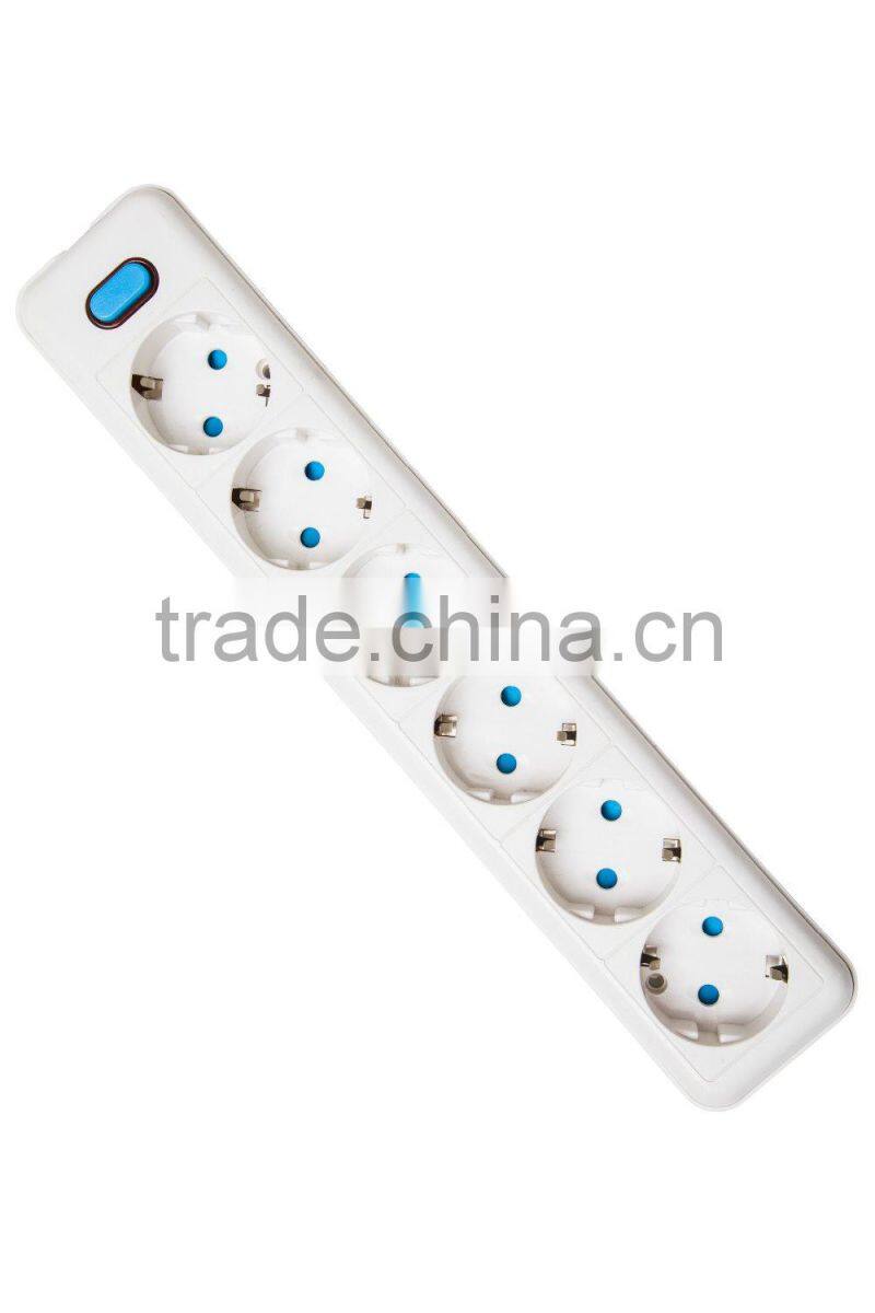 Hot item 3-6 Ways 16A 220V-240V European Socket with USB