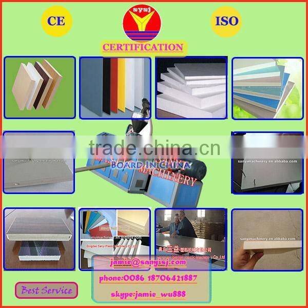 new PLATE PRODUCING MACHINE PVC
