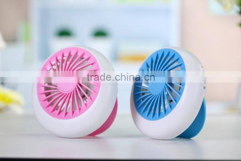 Outdoor and Desk Multi Use Mini Fan USB 2016 Innovative Promotional Gift Rechargeable mini fan
