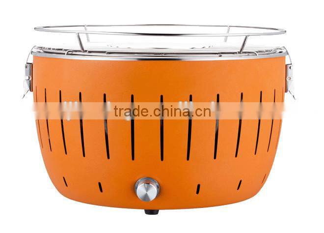 outdoor charcoal BBQ grill