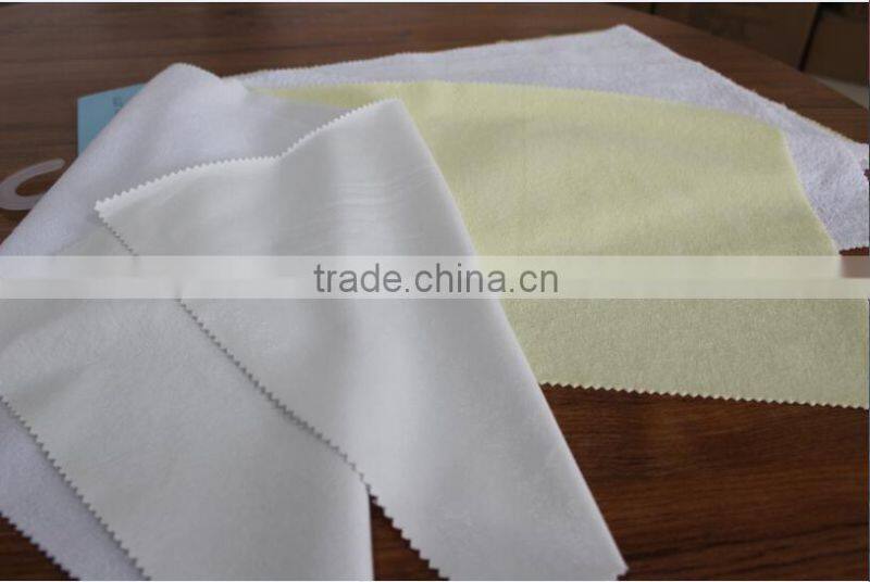 PU Laminated Waterproof Bleached Towelling Fabric(75%cotton25%polyester)