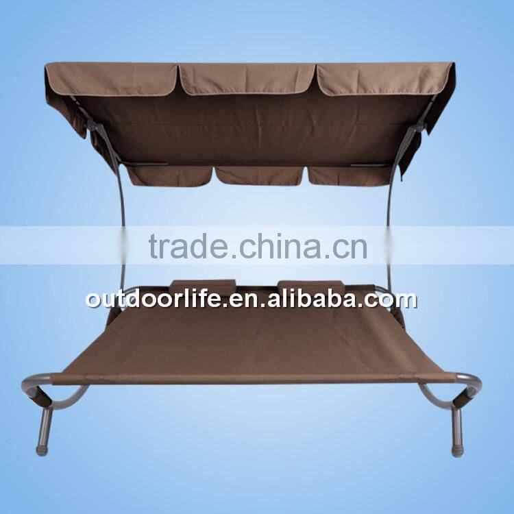 High quality outdoor adult day bed with wheel