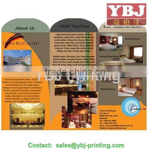 custom printed cosmetic leaflet