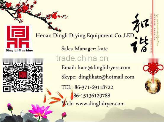 1.5m*12m rotary dryer for drying chicken manure with competitive price