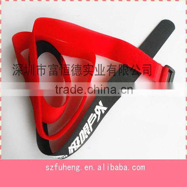 hook loop strap with logo