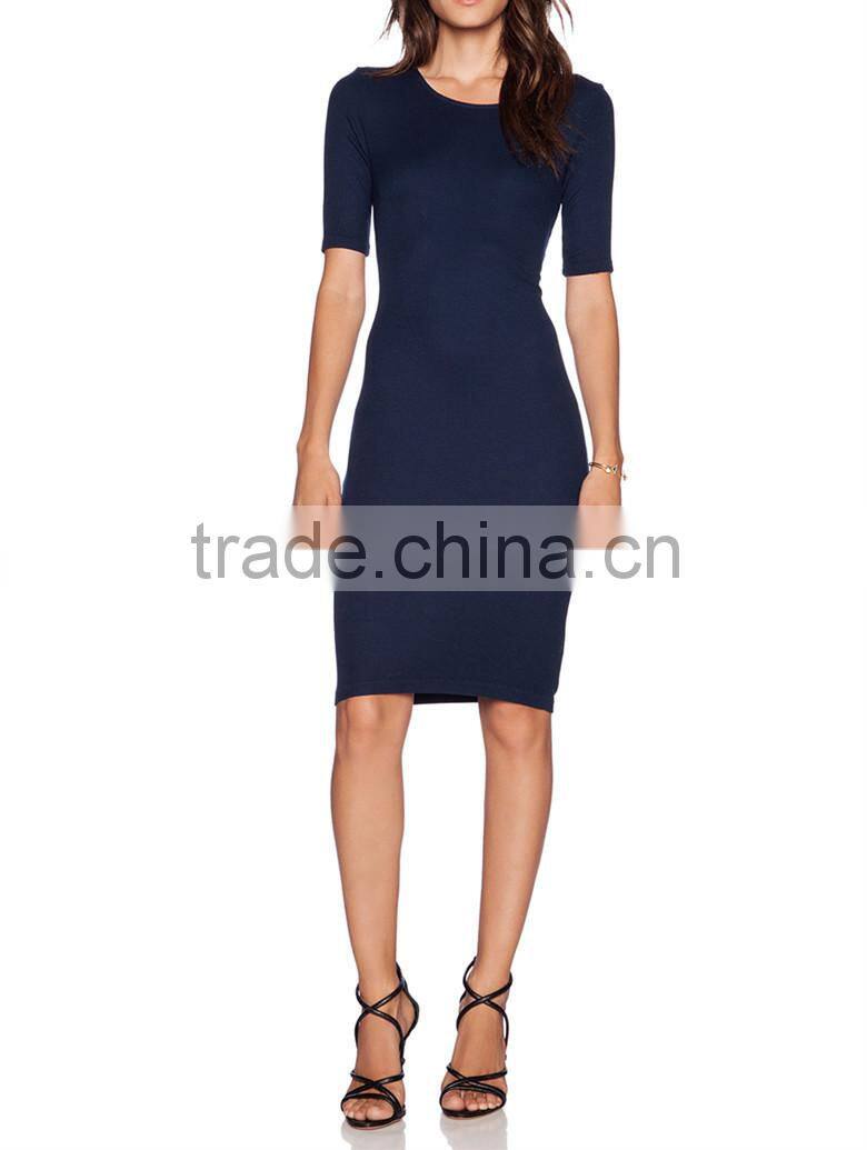 2015 summer short sleeve ladies western dress designs, dangri dress women SYA15111