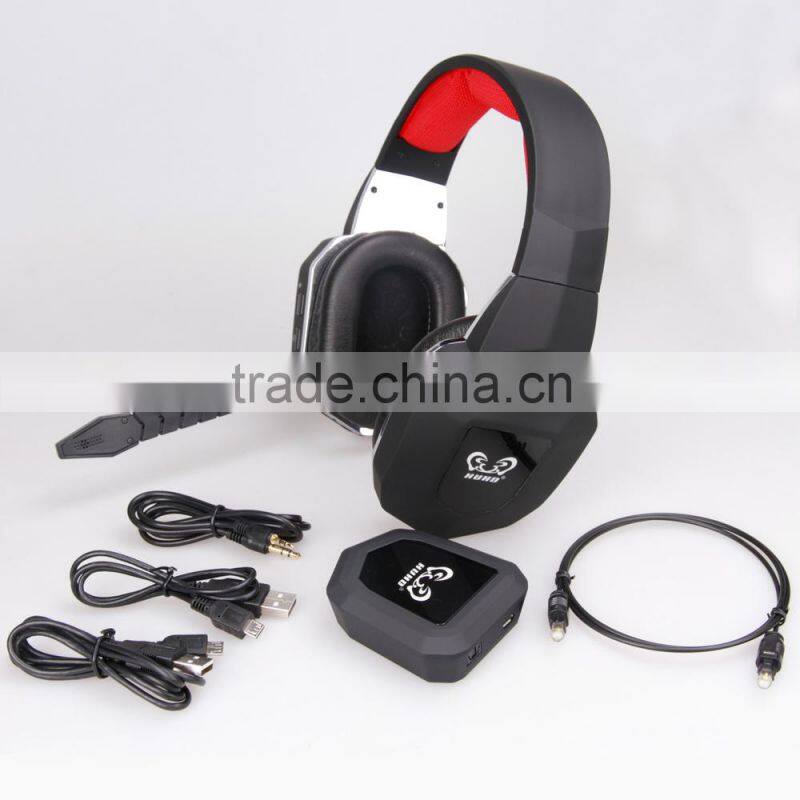 2.4G wireless gaming wireless walkie talkie headset for PS4