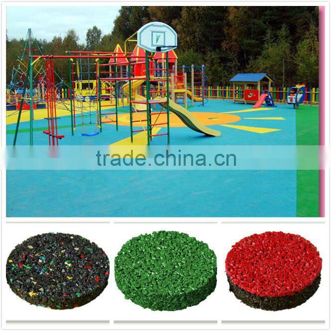 EPDM rubber granules/polyurethane binder rubber granules for athletic tracks-G-Y-151221-1
