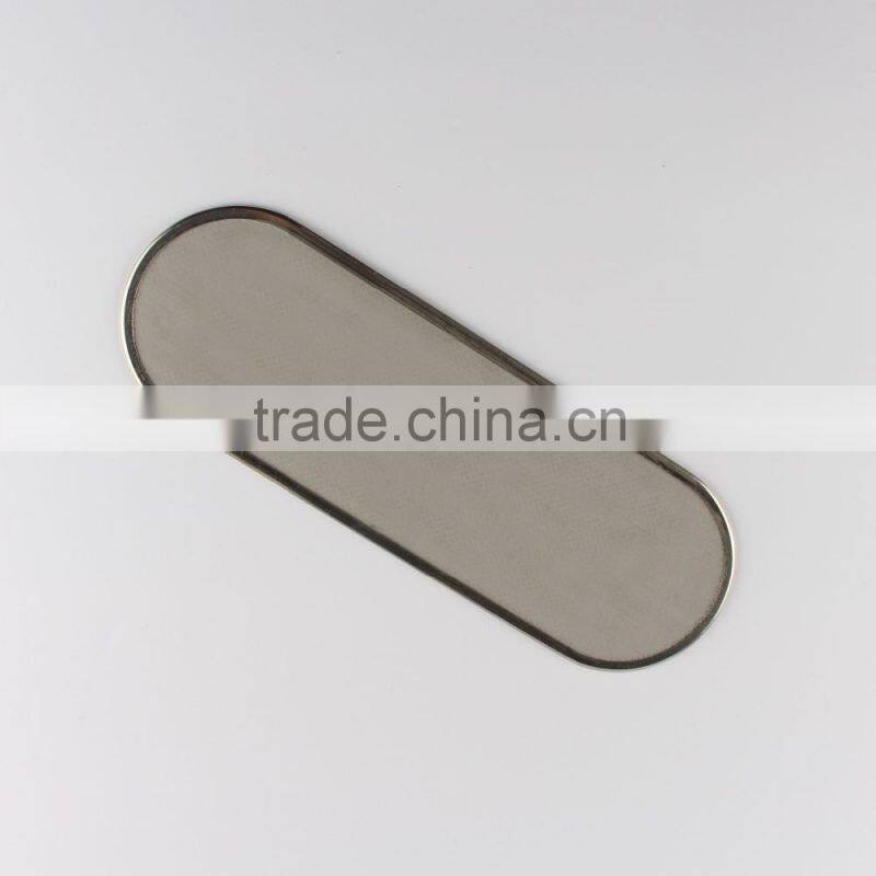 Mesh filter SUS304 4 layers mesh nets with cooper boarder coated Ni