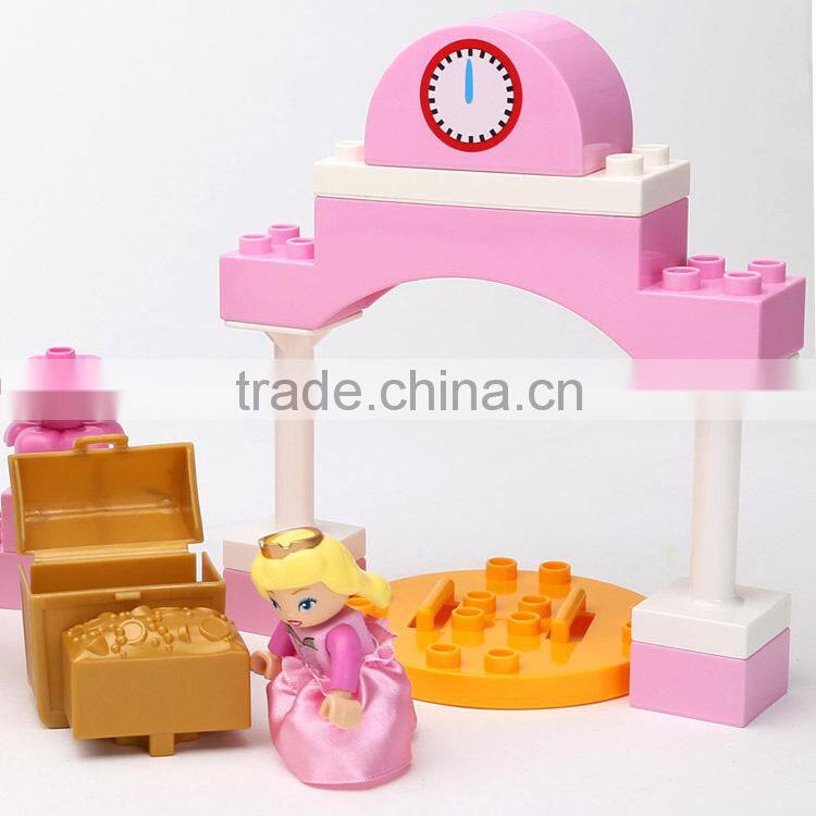 2015 High Quality Toys For Children ! 25PCS Princes Princess Plastic Building Blocks Toys For Kids