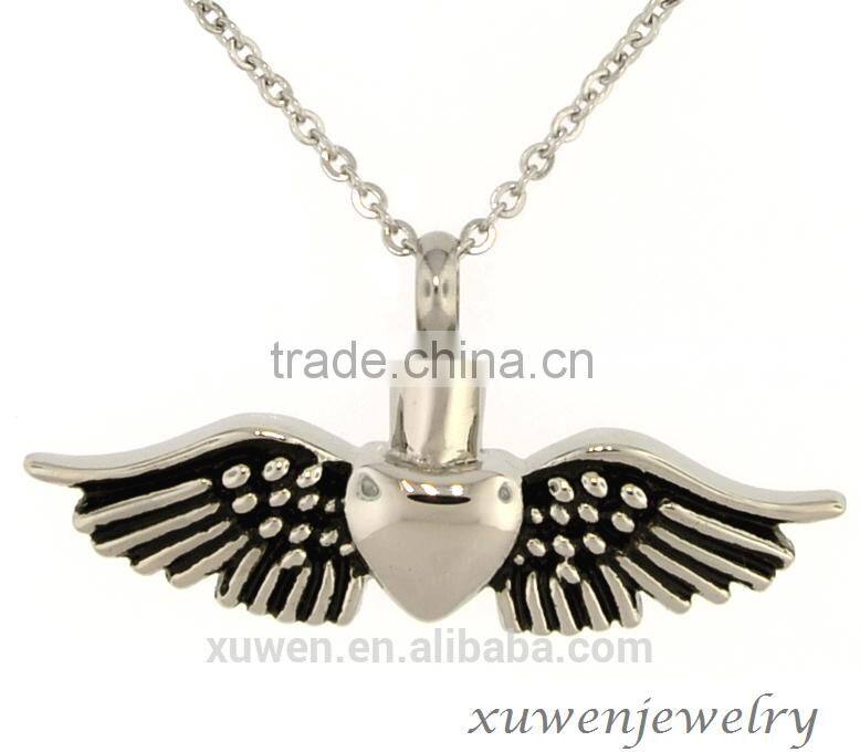 celtic knot enamel 316l stainless steel round cremation jewelry pendant