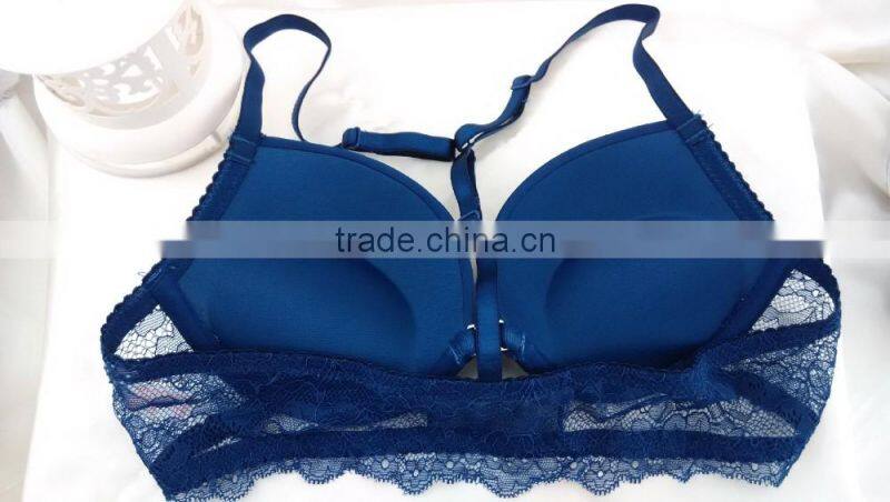Wholesale front openning push up bra and panty(EBP263)