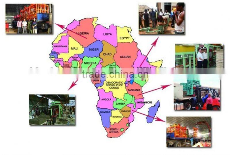 HR1-10 full automatic eco hydraulic interlocking brick making machinery price