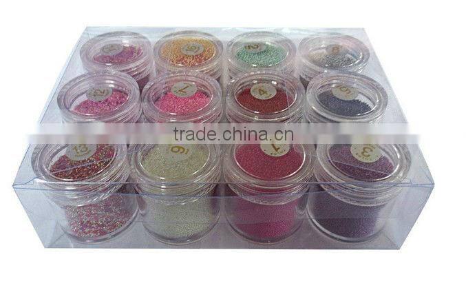 12 colors gold & silver caviar nail beads, caviar nail art,nail art caviar