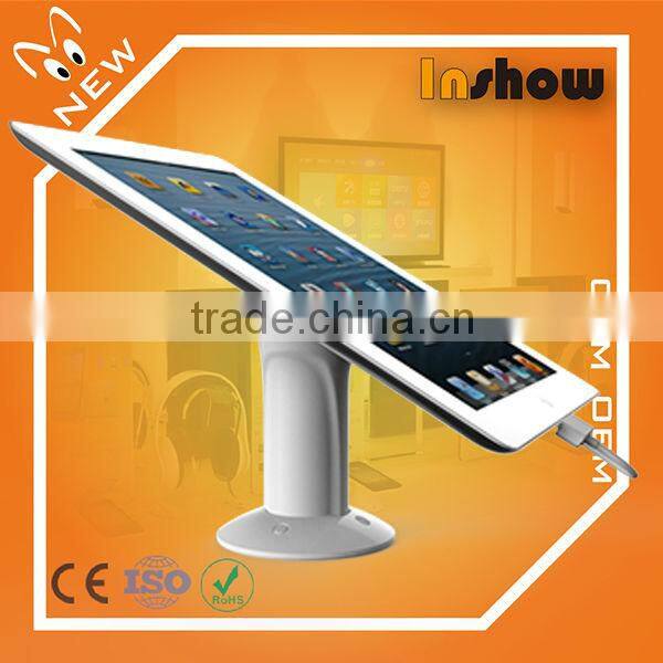 Protective security device 7 inch tablet alarm display holder