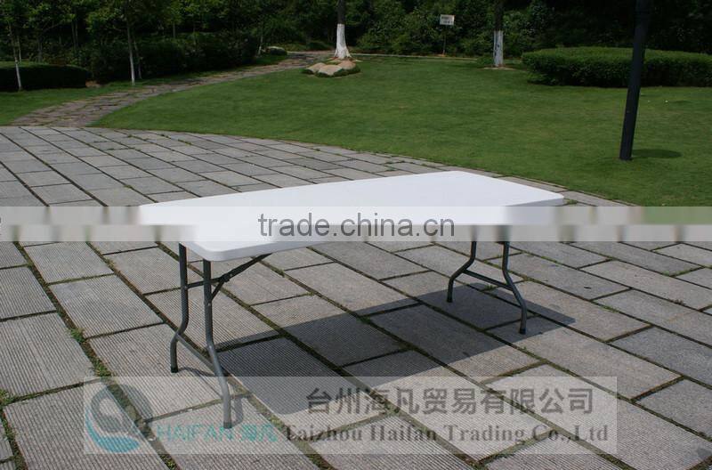 high durable183cm thicken panel adjustable plastic office table for meeting/hot sell office plastic folding meeting study table