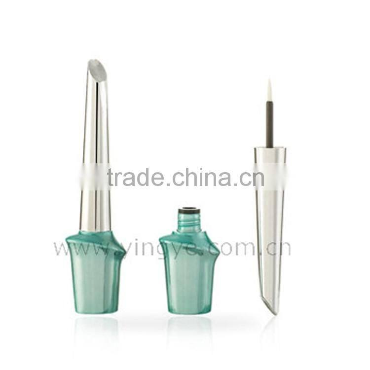 Round high quality wholesale green small cute eyeliner tube