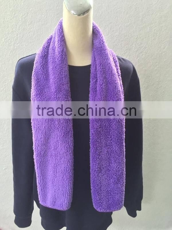 Absorbent and Antibacterial Plush Microfiber Sports Towel Embroidered