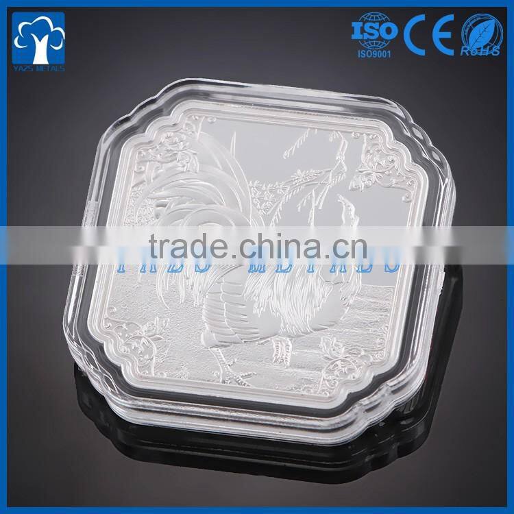 custom metal manufacturer Hydraulic pressure silver coin