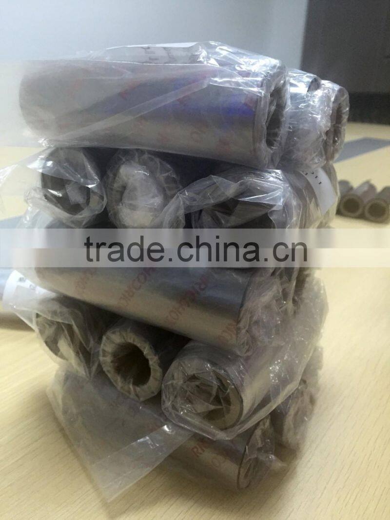 colorful thermal resin zebra ribbons plastic tube core