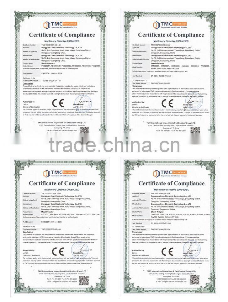 Needle metal detector