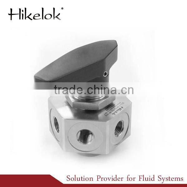 SS316 CNG gun valve, CNG dispenser 3 way ball valve mini ball valve