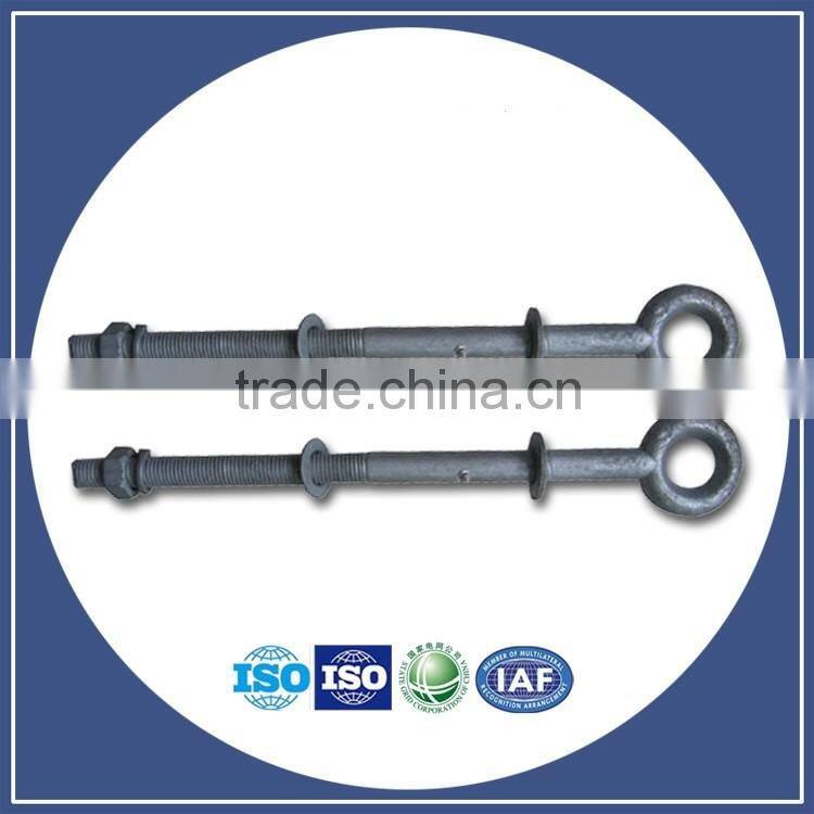 Pigtail eye bolts /double swivel eye bolts different types of bolts with nuts