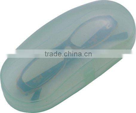 Plastic reading glasses case