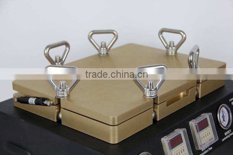 Updated version 2 in 1 lcd glass vacuum laminating with air bubble film foam removing machine for laminating