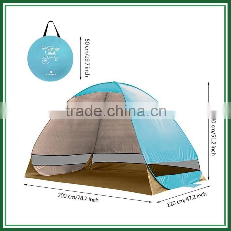 Portable Single layer steel wire Pole Material beach tent