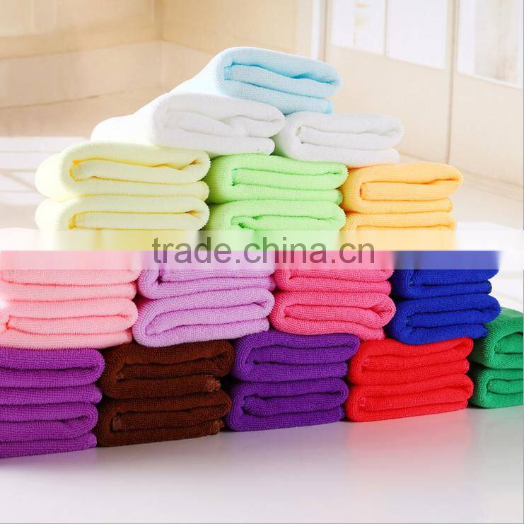 The colorful microfiber towel