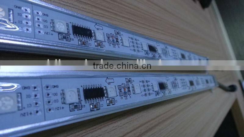 dmx madrix rigid RGB led strip bar light 5050 LED, 12V